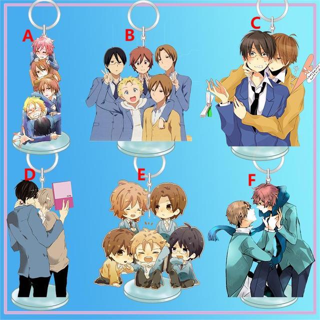 Anime Stand Keychain Kimi To Boku Asaba Yuki Asaba Yuta Strap Keyring  Dual-purpose Desktop Decoration 8cm - Key Chains - AliExpress